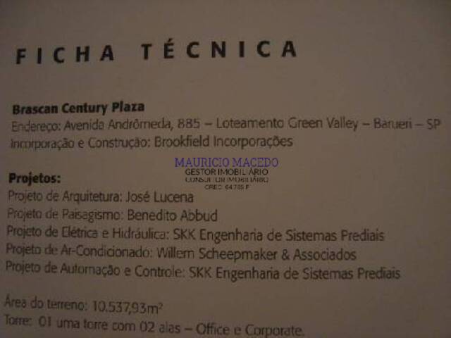 #106 - Sala Comercial para Venda em Barueri - SP - 3